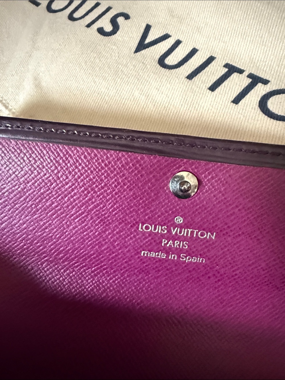Louis Vuitton Magenta Epi Leather Continental Wallet - Picture 2 of 16